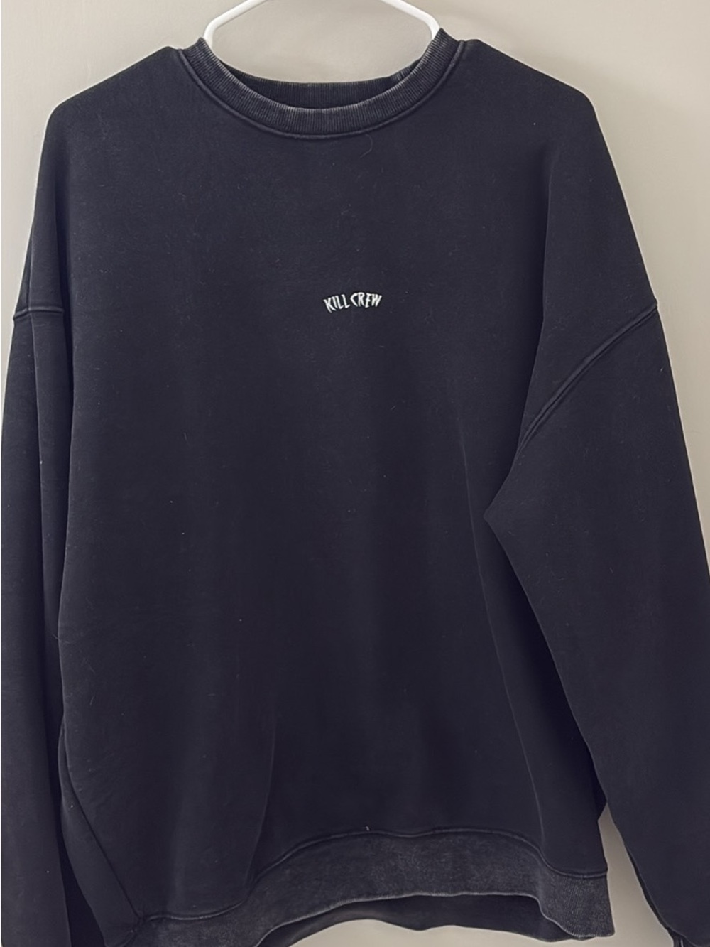 Kill Crew Black/Charcoal Crewneck Sweatshirt